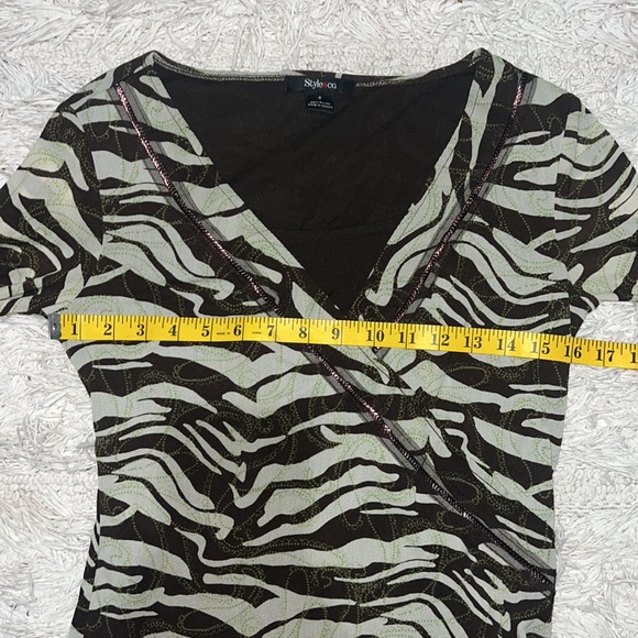 Y2k zebra print t shirt - Picture 8 of 8